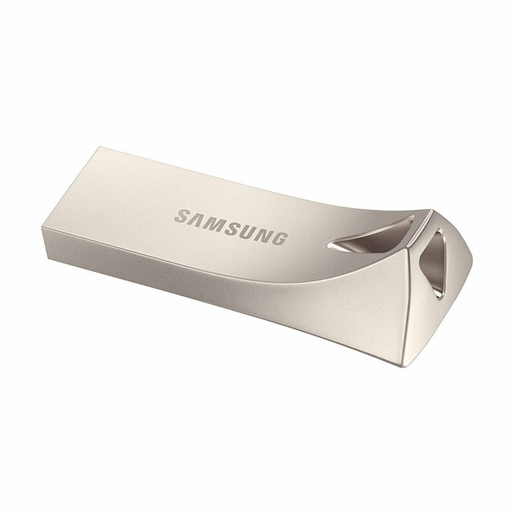 فلش مموری سامسونگ Bar Plus ظرفیت 64 گیگابایت USB 3.1 با بدنه فلزی مقاوم در برابر ضربه، شوک، حرارت و مغناطیس
