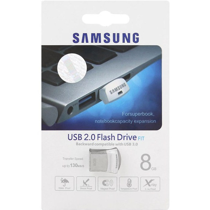 فلش مموری سامسونگ مدل Fit ظرفیت ۸ گیگابایت USB 2.0