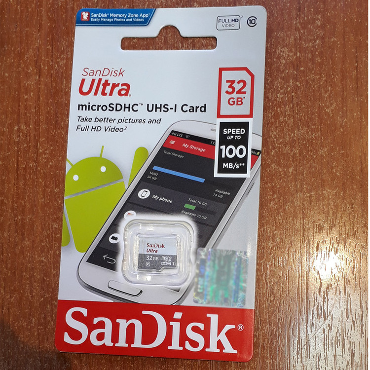 کارت حافظه microSDHC مدل Ultra کلاس 10 استاندارد UHS-I U1 سرعت 140MBps ظرفیت 32 گیگابایت
